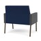 Lesro Mystic Lounge Reception Bariatric Chair, Bronze, MD Ink Back, MD Ink Seat, RS Echo Arm Panels ML1401 - alternate 2